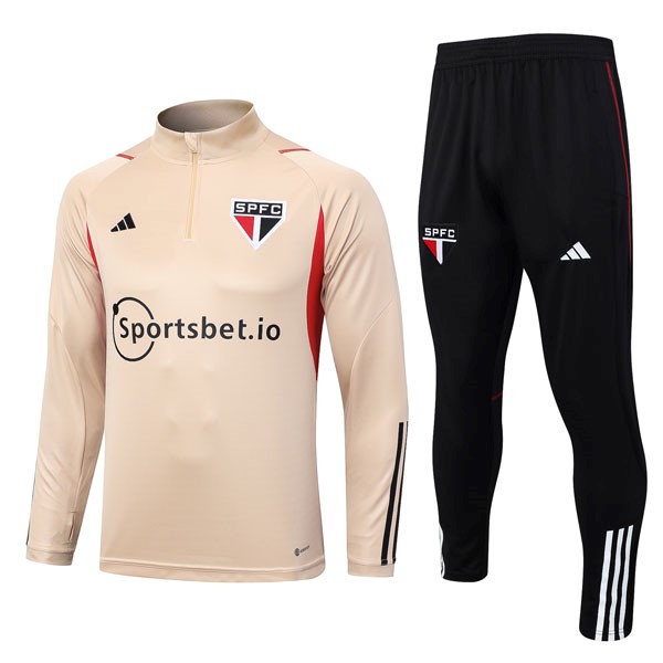 Sudadera De Training Sao Paulo 2023 2024 Amarillo